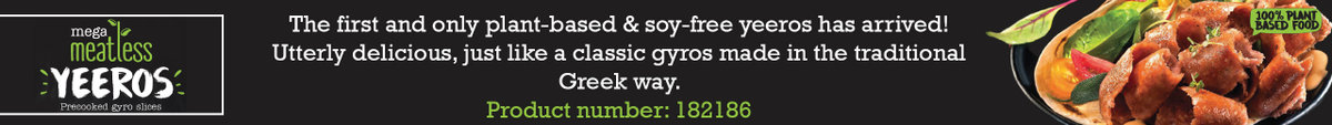 Plant based gyro slices product number 182186